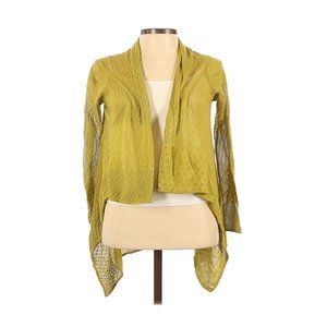 BCBG green long cardigan